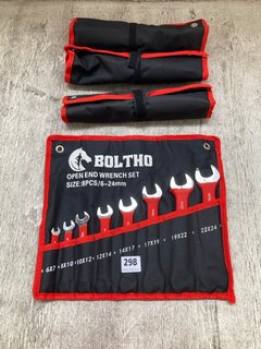 4 X BOLTHO OPENED WRENCH SET: LOCATION - J 19