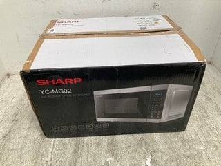 SHARP YC-MG02 MICROWAVE OVEN WITH GRILL IN SILVER: LOCATION - I 10