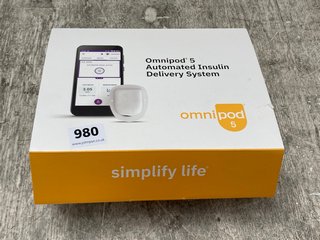 SIMPLY LIFE OMNIPOD 5 AUTOMATED INSULIN DELIVERY SYSTEM: LOCATION - E 1