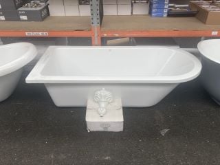 1710 X 780MM TRADITIONAL SINGLE ENDED FREESTANDING BATH WITH A SET OF WHITE CLAW & BALL FEET - RRP £1029: LOCATION - B1