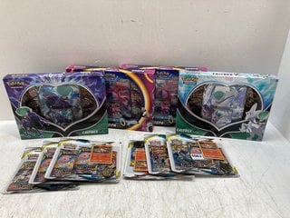 QTY OF ASSORTED POKÉMON TRADING CARDS TO INCLUDE SHADOW RIDER CALYREX V BOX TRADING CARD GAME: LOCATION - B14
