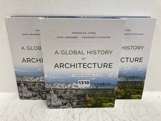 3 X A GLOBAL HISTORY OF ARCHITECTURE THIRD EDITION BOOKS - RRP £267: LOCATION - C8