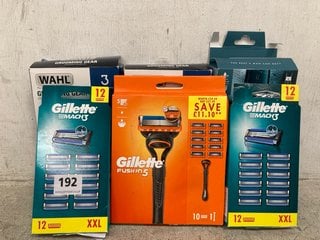 QTY OF ASSORTED MALE GROOMING ITEMS TO INCLUDE GILLETTE FUSION 5 RAZOR & 2 X WAHL GROOMING GEAR ULTIMATE TRAVEL KITS (PLEASE NOTE: 18+YEARS ONLY. ID MAY BE REQUIRED): LOCATION - WA9