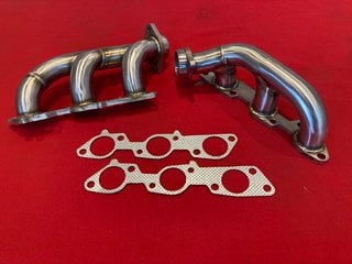 BM TOWN 2.6 STAINLESS STEEL EXHAUST MANIFOLD SET FOR MERCEDES 190 (W201) - RRP £295.00: LOCATION - BOOTH