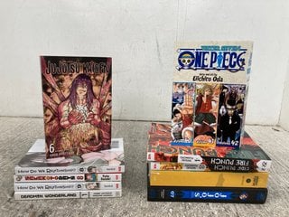QTY OF ASSORTED MANGA BOOKS TO INCLUDE WATER SEVEN ONE PIECE BY EIICHIRO ODA: LOCATION - A8