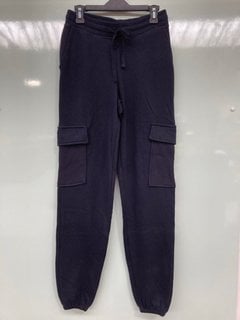 THE WHITE COMPANY LOUNGE CARGO JOGGERS IN NAVY : SIZE XS: LOCATION - A4