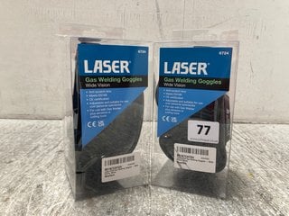 2 X LASER WIDE VISION GAS WELDING GOGGLES: LOCATION - WA2
