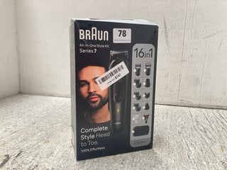 BRAUN SERIES 7 ALL-IN-ONE STYLE KIT - RRP £99: LOCATION - WA2