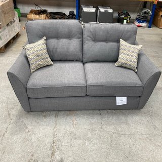 ASHLEY FABRIC 3 SEATER SOFA IN GREY - RRP £1,299: LOCATION - B1