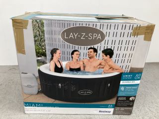 BESTWAY LAY-Z-SPA MIAMI PORTABLE SPA - RRP £299: LOCATION - B2