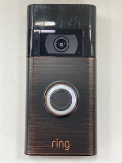 RING (2ND GENERATION) SMART VIDEO DOORBELL: MODEL NO 5UM5E5 (WITH CHARGER CABLE & BACKPLATE) [JPTM118912]