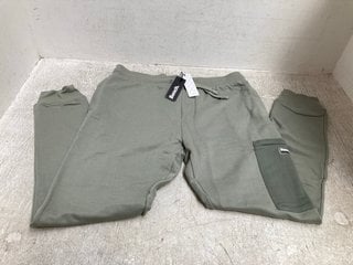 BENCH MENS CUFFED JOGGERS IN SAGE SIZE: L: LOCATION - B16