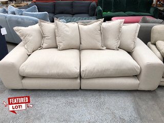 LOAF.COM WODGE DEEP MODULAR SOFA IN THATCH HOUSE FABRIC RRP - £2295: LOCATION - C2