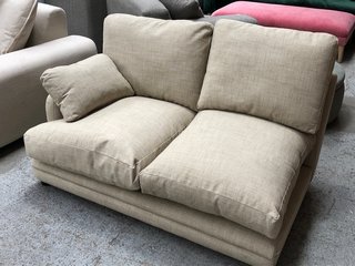 LOAF.COM SQUISHAROO RIGHT SIDE PARTIAL SOFA IN THATCH HOUSE CLEVER WOOLLY FABRIC: LOCATION - C2