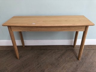 WOODEN DESK/ DINING TABLE IN OAK: LOCATION - D3