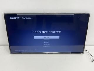 CHIQ ROKU 40" SMART TV (ORIGINAL RRP - £179.00): MODEL NO L40G5NK (BOXED WITH REMOTE, STAND & SCREWS, VERY GOOD COSMETIC CONDITION) [JPTM119004] THIS PRODUCT IS FULLY FUNCTIONAL AND IS PART OF OUR PR
