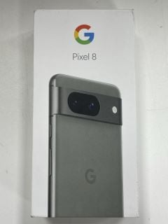 GOOGLE PIXEL 8 128 GB SMARTPHONE IN HAZEL: MODEL NO GA04823-GB (WITH BOX & ALL ACCESSORIES) [JPTM119248] (SEALED UNIT) THIS PRODUCT IS FULLY FUNCTIONAL AND IS PART OF OUR PREMIUM TECH AND ELECTRONICS