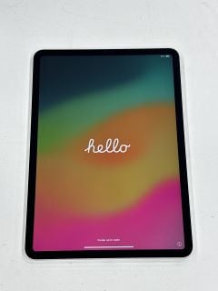 APPLE IPAD PRO (11-INCH, 3RD GENERATION) 128 GB TABLET WITH WIFI IN SILVER: MODEL NO A2377 (WITH MAINS CHARGER) [JPTM119325] THIS PRODUCT IS FULLY FUNCTIONAL AND IS PART OF OUR PREMIUM TECH AND ELECT