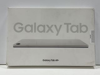 SAMSUNG GALAXY TAB A9+ 64 GB TABLET WITH WIFI IN SILVER: MODEL NO SM-X210 (WITH BOX & ALL ACCESSORIES) [JPTM119249] THIS PRODUCT IS FULLY FUNCTIONAL AND IS PART OF OUR PREMIUM TECH AND ELECTRONICS RA