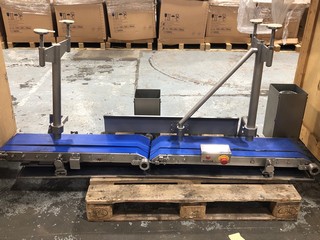 SMALL AUTOMATED CONVEYOR BELT (PALLET NG15 0DR 110, LOAD NG15 0DR 17)