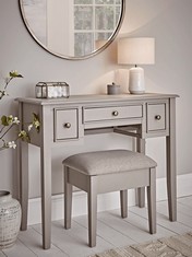 COX & COX CAMILLE DRESSING TABLE IN GREY - ITEM NO. 1225233 - RRP £575
