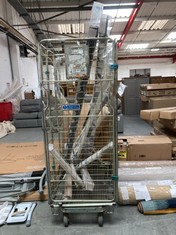 CAGE OF ASSORTED JOHN LEWIS ITEMS TO INCLUDE BLACK OUT ROMAN BLIND 90 X 140CM (CAGE NOT INCLUDED) (KERBSIDE PALLET DELIVERY)