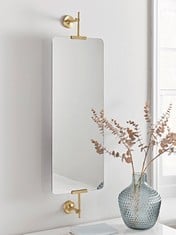 COX & COX BRASS PORTRAIT MIRROR - ITEM NO. 1421160 - RRP £195