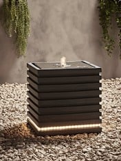 COX & COX RIDGED LIGHT UP WATER FEATURE - ITEM NO. 1531981 - RRP £138
