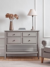 COX & COX CAMILLE CHEST OF DRAWERS IN GREY - ITEM NO. 1225248 - RRP £625