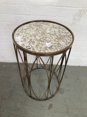 HIGHGATE SIDE TABLE WITH MIRROR TOP