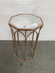 CANTERBURY SIDE TABLE WITH MIRROR TOP