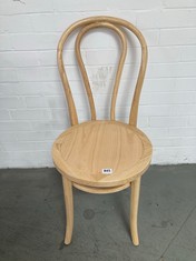 NATURAL WOODEN DINING CHAIR