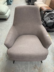 MEDIUM GREY FABRIC ARMCHAIR