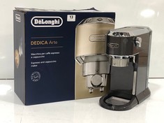 DELONGHI DEDICA ARTE COFFEE MACHINE - MODEL NO.: EC885GY - RRP £250