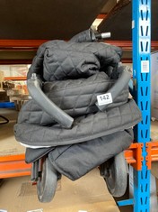 MY BABIIE LIGHTWEIGHT STROLLER IN STYLE QUILTED IN BLACK- RRP £169.99