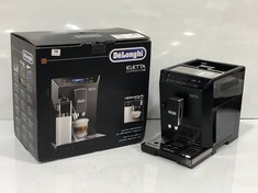 DELONGHI ELETTA COFFEE MACHINE IN BLACK - MODEL NO.: ECAM4460B RRP £900