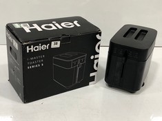 HAIER I-MASTER SERIES 5 2-SLICE TOASTER IN BLACK RRP £119