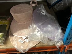 3 X OCCASIONAL HATS TO INCLUDE SONYA CRIN WIST IN PURPLE
