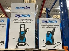 TOPTECH 105 BAR PRESSURE WASHER TO INCLUDE TOPTECH 135 BAR PRESSURE WASHER