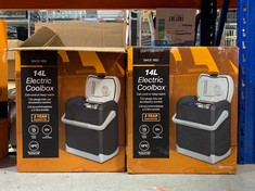 2 X 14L 12V ELECTRIC COOLBOX 748107 - TOTAL RRP £100