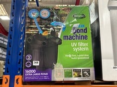 BLAGDON CLEAN POND MACHINE UV FILTER SYSTEM 16000 EXTRA LARGE POND - RRP £299