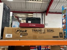 FLICK URBAN 8 X 4 TRAINING GOAL TO INCLUDE HY-PRO 4FT X 3FT 2-IN-1 TARGET/ FLEXI GOAL