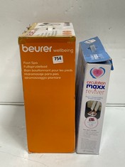 BEURER WELLBEING FOOT SPA FB60 TO INCLUDE CIRCULATION MAXX REVIVER NEUROMUSCULAR STIMULATOR