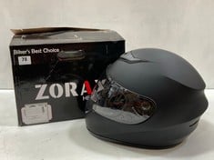 ZORAX HELMETS MOTORCYCLE HELMET MATT BLACK - SIZE L