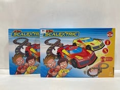 2 X MY FIRST SCALEXTRIC RACE SET