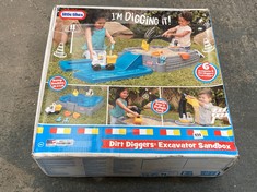 LITTLE TIKES DIRT DIGGERS EXCAVATOR SANDBOX