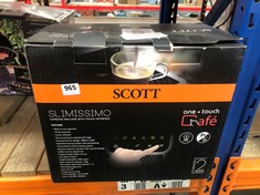 SCOTT SLIMISSIMO ESPRESSO MACHINE WITH TOUCH INTERFACE - RRP £392