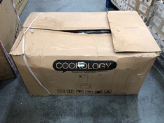 COOKOLOGY 80CM ANGLED GLASS CHIMNEY COOKER HOOD - MODEL NO. VER801BK - RRP £160 (PALLET 1)