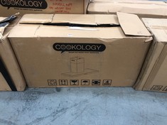 COOKOLOGY 100CM CHIMNEY COOKER HOOD - MODEL NO. LINT1001SS - RRP £240 (PALLET 13)