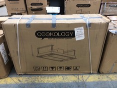 COOKOLOGY 110CM CEILING COOKER HOOD - MODEL NO. CEI110BGP (PALLET 20)